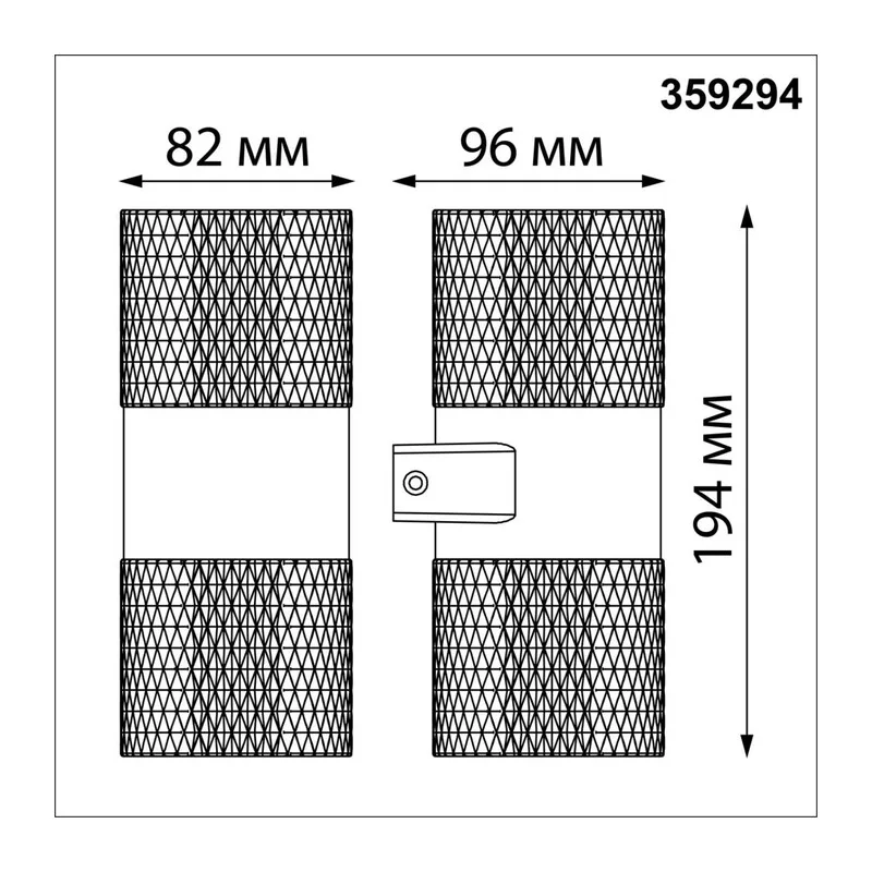 359294 STREET NT24 722 черный Светильник ландшафтный настенный IP65 LED 14W 4000K  175-265V ESTIMA 6