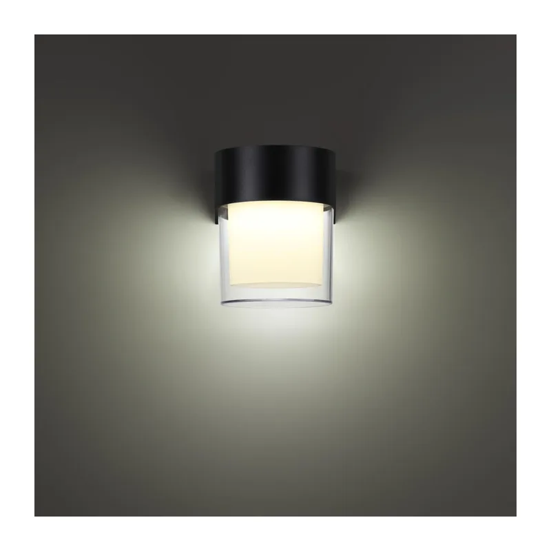 359297 STREET NT24 774 черный Светильник ландшафтный настенный IP65 LED 5W 4000K 175-265V OPAL 3