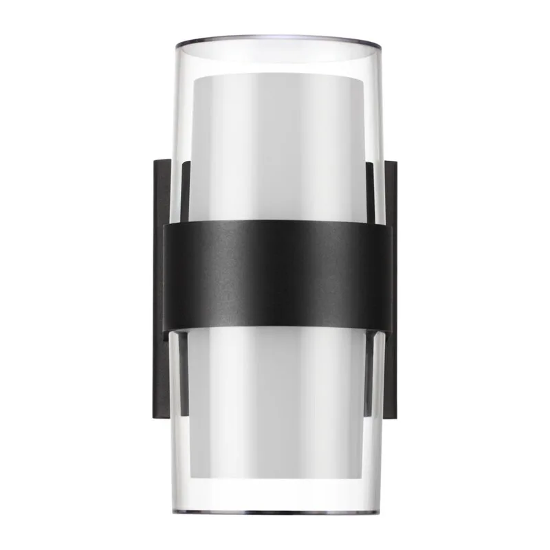 359298 STREET NT24 774 черный Светильник ландшафтный настенный IP65 LED 16W 4000K 175-265V OPAL 2
