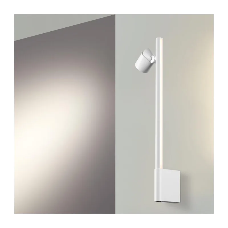 359312 OVER NT24 354 белый Светильник настенный диммируемый (выключатель) IP20 LED 7W+7W 4000K 220-240V FERMO 2