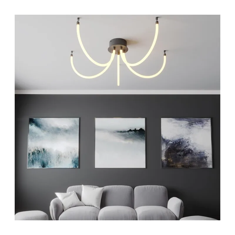 359326 KONST NT24 082 черный Светильник светодиодный IP20 LED 3000K 14W 170-265V 1360Лм RAMO 5