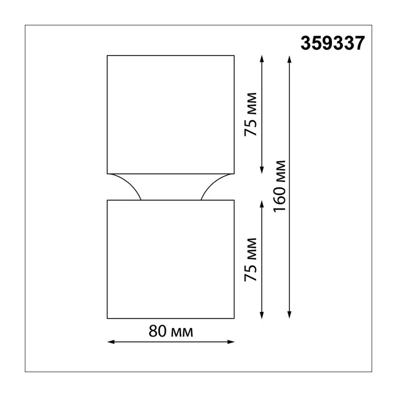 359337 OVER NT24 370 белый Светильник накладной светодиодный IP20 LED 10W/3W 3000K 1090Лм 170-265V ARISTO 8