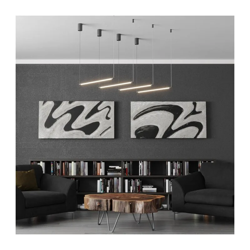 359346 KONST NT24 056 черный Светильник линейный светодиодный IP20 LED 12W 170-265V 4000K 960Лм VITZ 5