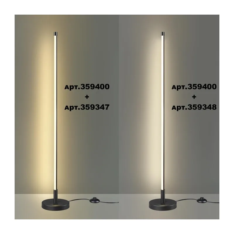 359348 KONST NT24 056 черный Светильник линейный светодиодный IP20 LED 16W 170-265V 4000K 1280Лм VITZ 2