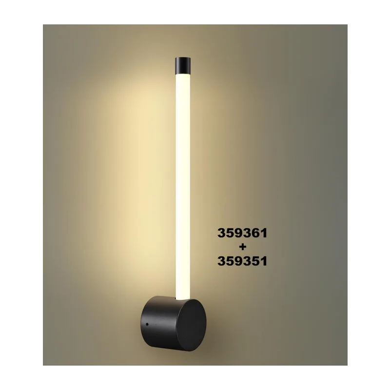 359351 KONST NT24 058 черный Светильник линейный светодиодный IP20 LED 6W 170-265V 3000K 462Лм VITZ 2