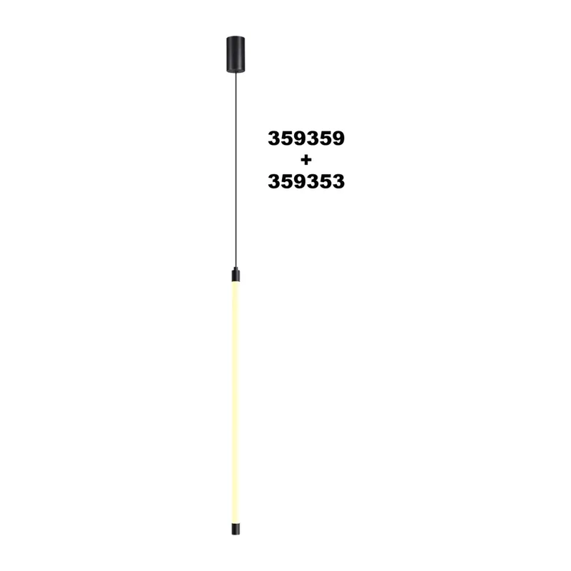 359353 KONST NT24 058 черный Светильник линейный светодиодный IP20 LED 10W 170-265V 3000K 944Лм VITZ 5