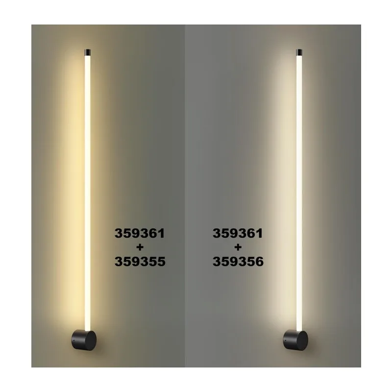 359355 KONST NT24 058 черный Светильник линейный светодиодный IP20 LED 15W 170-265V 3000K 1232Лм VITZ 2