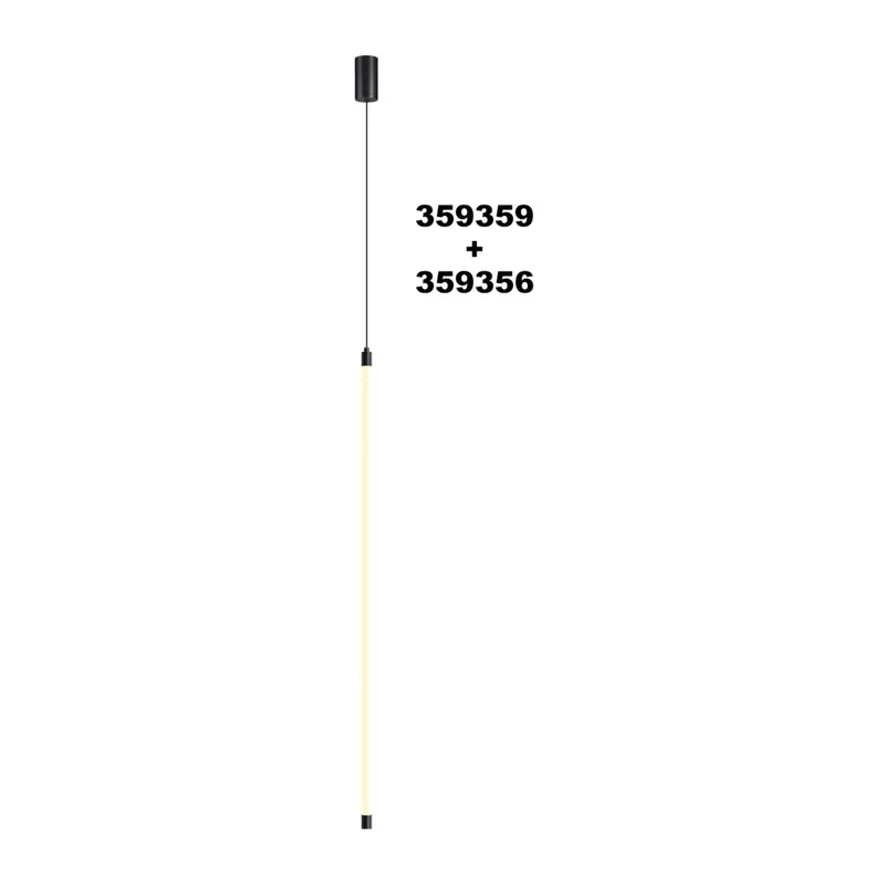 359356 KONST NT24 058 черный Светильник линейный светодиодный IP20 LED 15W 170-265V 4000K 1280Лм VITZ 6