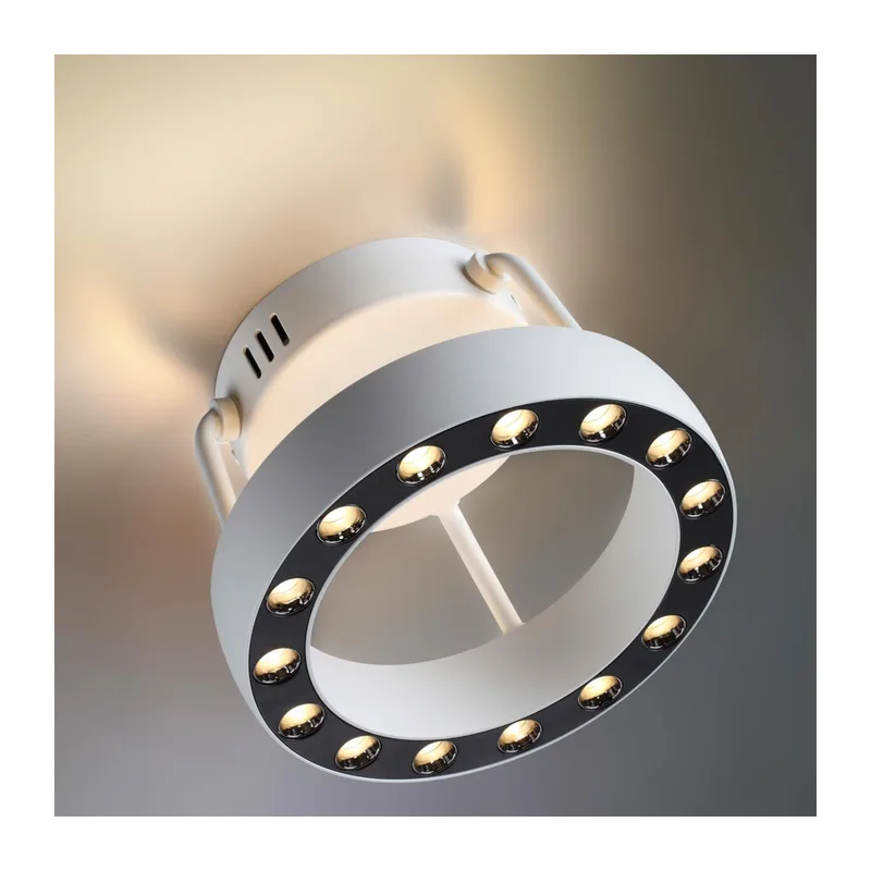 359397 OVER NT24 278 белый Светильник накладной светодиодный IP20 LED 12W вниз/5W вверх 220V 1360Лм 3000K TURN 5