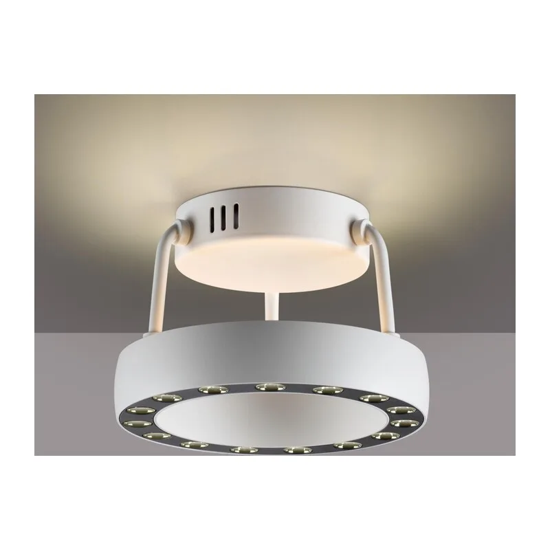 359397 OVER NT24 278 белый Светильник накладной светодиодный IP20 LED 12W вниз/5W вверх 220V 1360Лм 3000K TURN 2