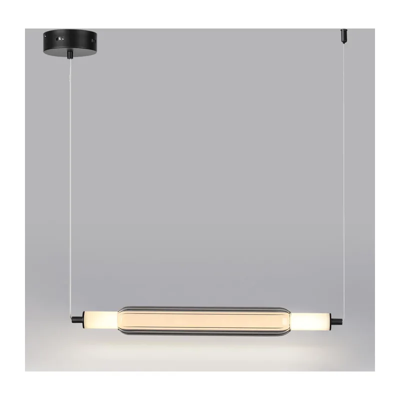 6556/15L LEDIO LN26 279 черный/дымчатый/металл/акрил, стекло Подвес LED 15W 4000К 220V TRENDY 3