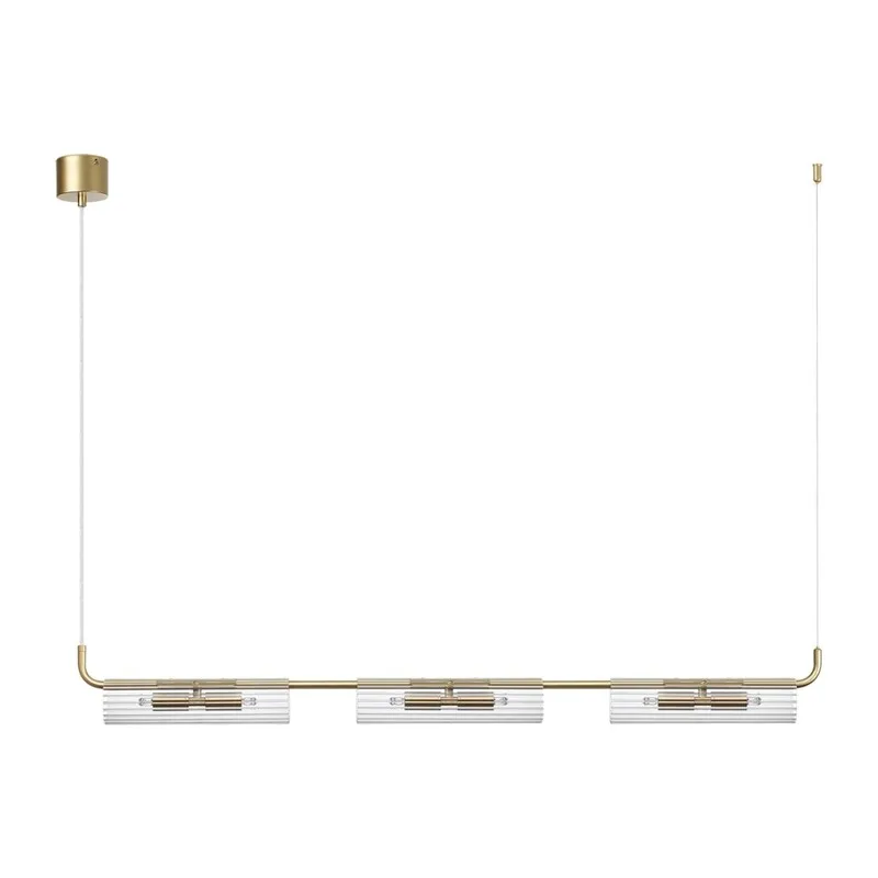 6560/6 SUSPENTIONI LN26 282 золотой/прозрачный/металл/стекло Подвес G9 6*20W 220V TORONTO