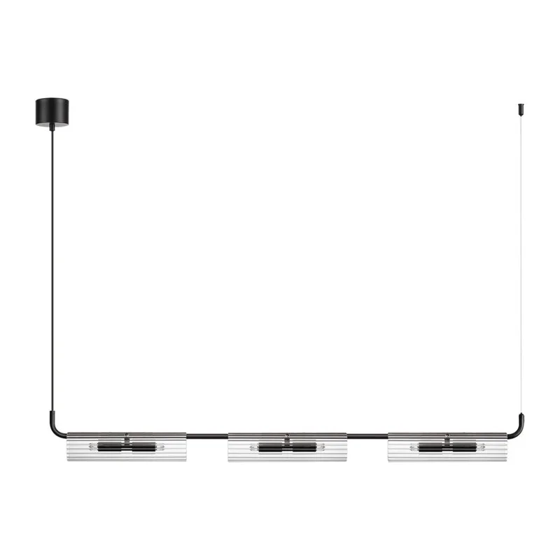 6561/6 SUSPENTIONI LN26 284 черный/прозрачный/металл/стекло Подвес G9 6*20W 220V TORONTO