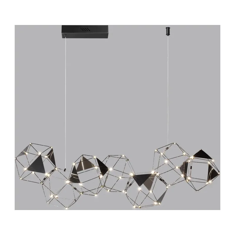 5087/32L L-VISION ODL25 293 черный хром/металл Люстра LED 32W 4000K 1900Лм TRELLIS 4