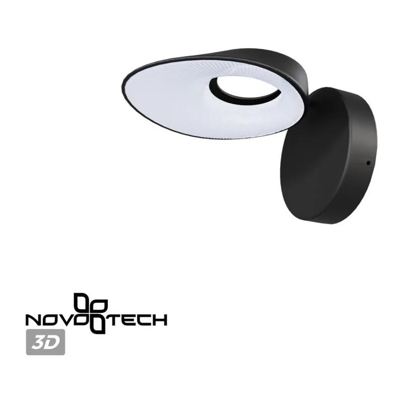 359405 STREET NT24 688 черный Светильник ландшафтный настенный IP54 LED 4W 220-240V 4000K 380Лм ELEGANCE 6