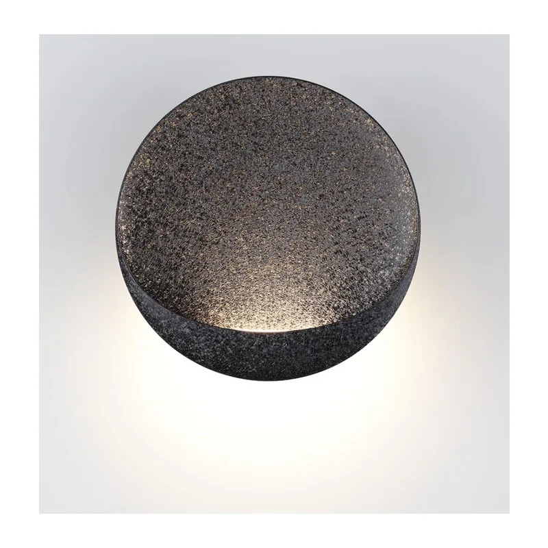 7003/7WL HIGHTECH ODL25 297 Настенный светильник черный ice crack/акрил IP44 LED 7W 231Лм 3000K CRI > 90 VELA 2
