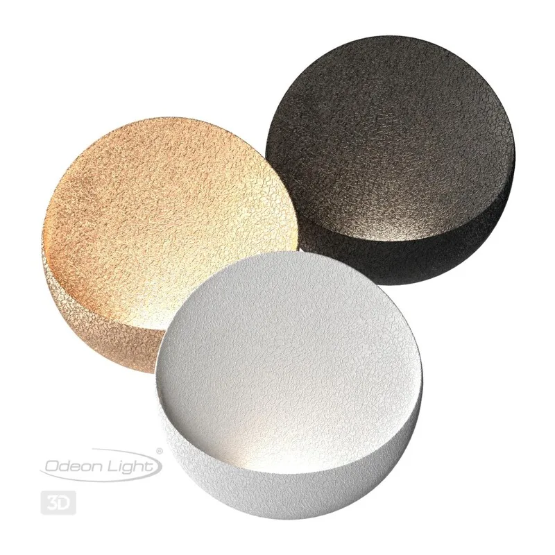 7004/7WL HIGHTECH ODL25 297 Настенный светильник золотой ice crack/акрил IP44 LED 7W Лм 3000K CRI > 90 VELA 6