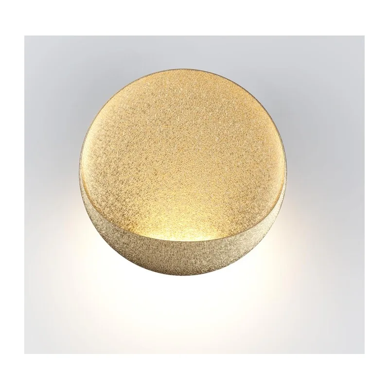 7004/7WL HIGHTECH ODL25 297 Настенный светильник золотой ice crack/акрил IP44 LED 7W Лм 3000K CRI > 90 VELA 2