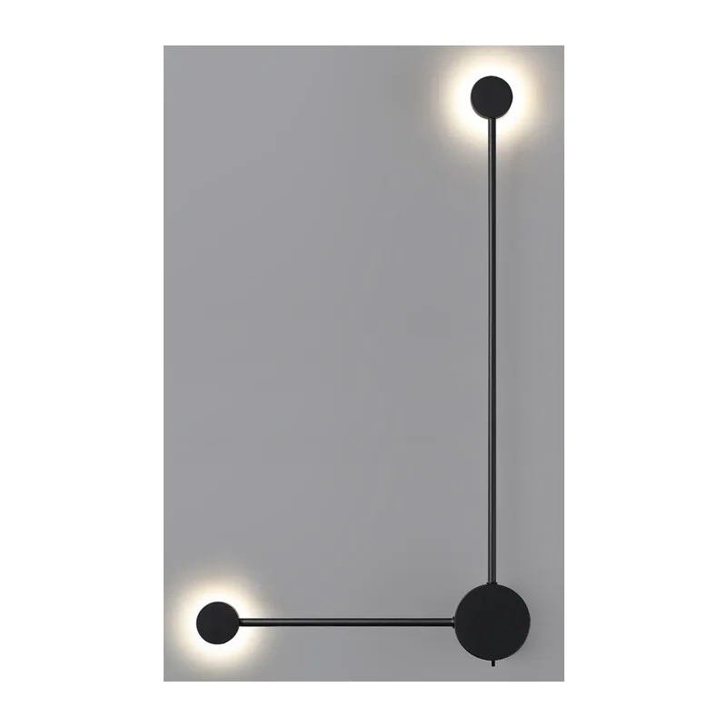7008/10WL HIGHTECH ODL25 273 черный/металл/акрил Настенный светильник LED 3000/4000K тумблер на корп. 10W 220V CRI > 90 SATELLITE 3