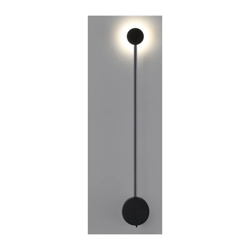 7008/5WLA HIGHTECH ODL25 273 черный/металл/акрил Настенный светильник LED 3000/4000K тумблер на корп. 5W 220V CRI > 90 SATELLITE 3