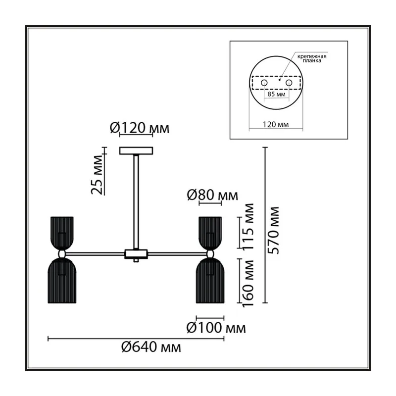 6586/10 MODERNI LN26 132 золото/прозрачный, металл/стекло Люстра подвесная E14 10*40W 220V KASSIA 6