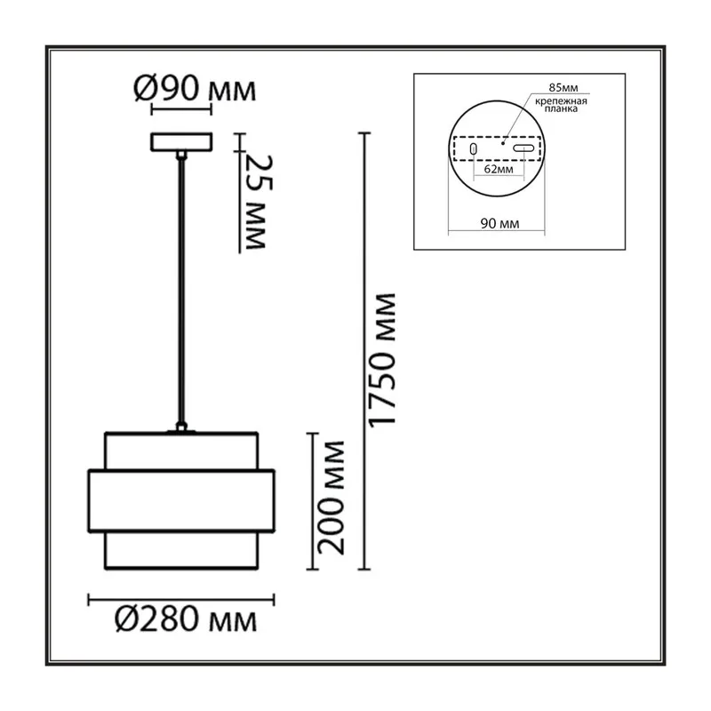 8003/1A MODERNI LN26 312 черный/черный, золотой металл/металл, текстиль Подвес Е27 60W 220V ANIMAISA 5