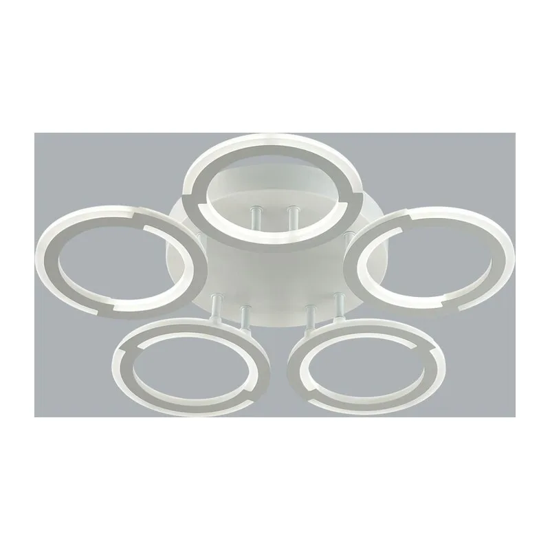 8027/55CL LEDIO LN25 000 белый, металл/акрил Потолочный светильник с ПДУ LED 55W 3000-6000К 220V KALIFA 4