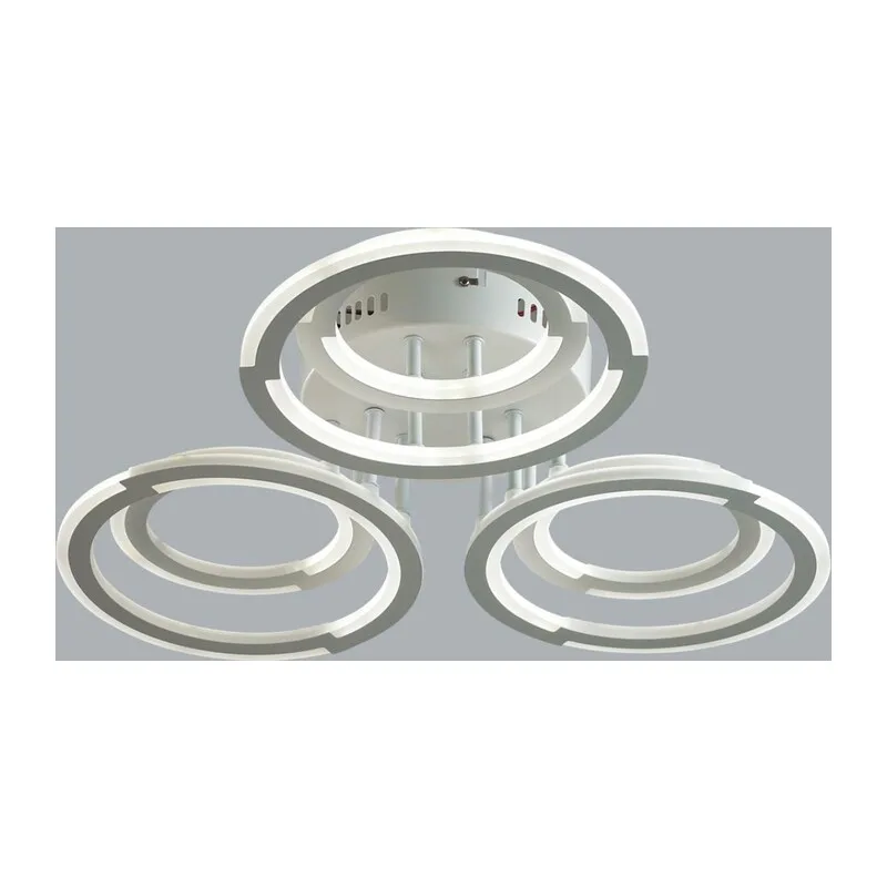 8028/80CL LEDIO LN25 000 белый, металл/акрил Потолочный светильник с ПДУ LED 80W 3000-6000К 220V OSAKA 4