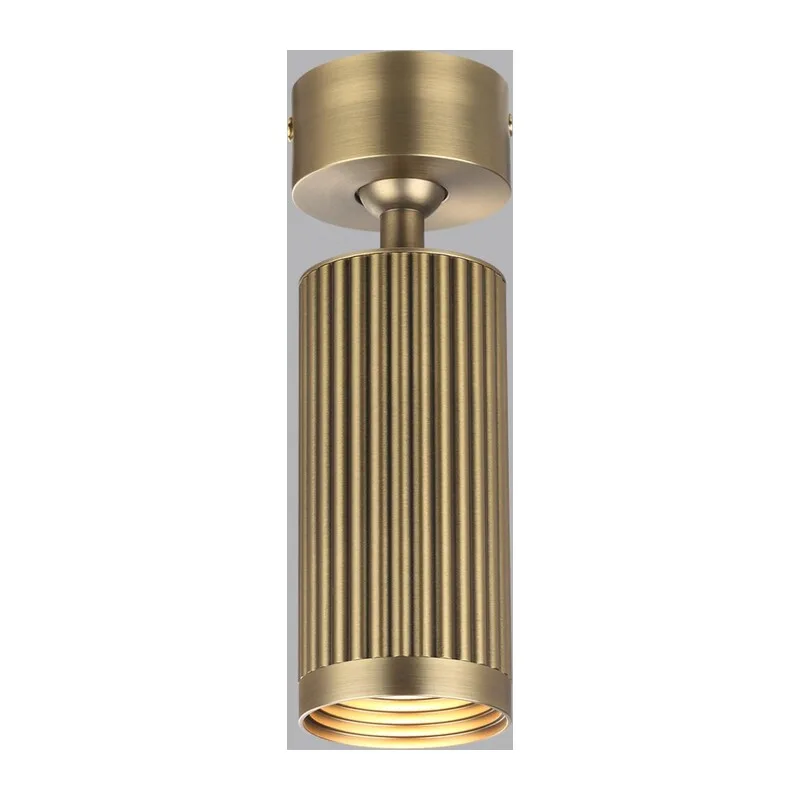 7013/1C HIGHTECH ODL25 331 Потолочный св-к поворотный на 360° металл/под латунь IP20 LED GU10 10W 220V MANCHESTER 3