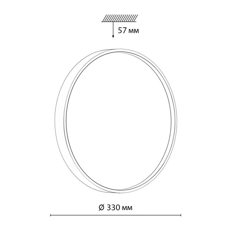 7743/CL COLOR SN 127 Светильник светодиодный потолочный пластик/белый/зеленый LED 30Вт 4000К D330 IP43 MAVIC 3