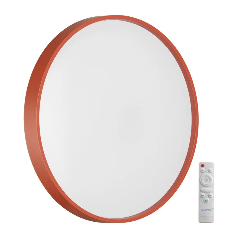 7744/DL COLOR SN 127 Светильник светодиодный потолочный пластик/белый/красный LED 48Вт 3000-6000К D380 IP43 пульт ДУ MAVIC