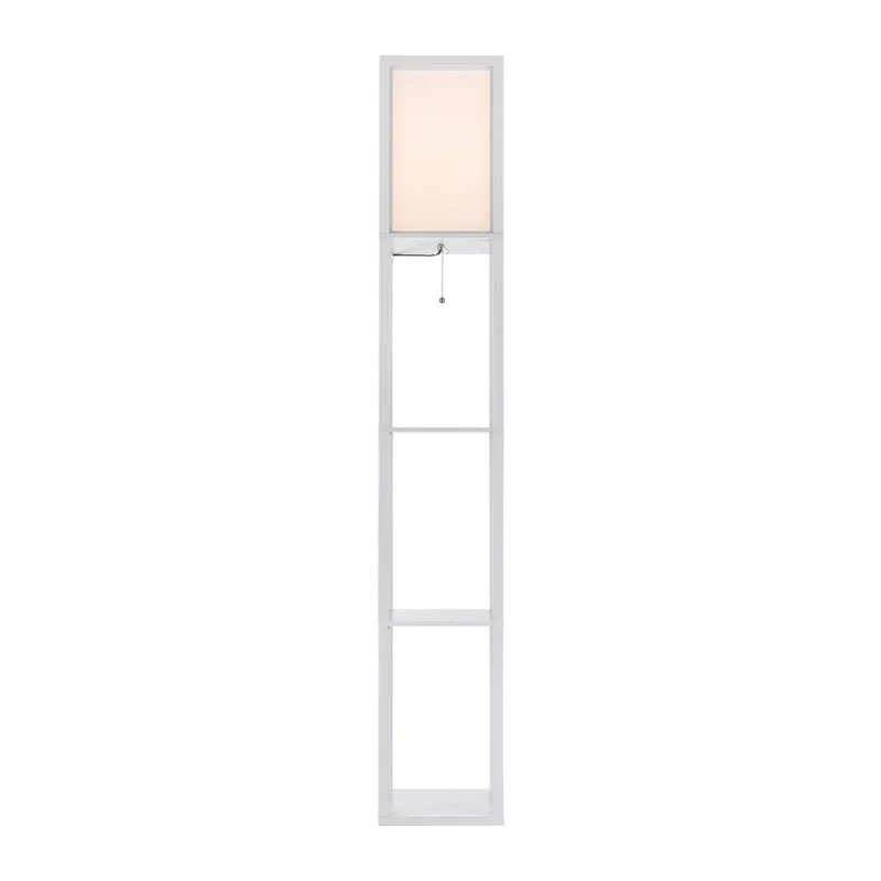 8089/1F COMFI LN26 459 белый, дерево/текстиль Торшер Е27 1*60W 220V PRACTIC 2