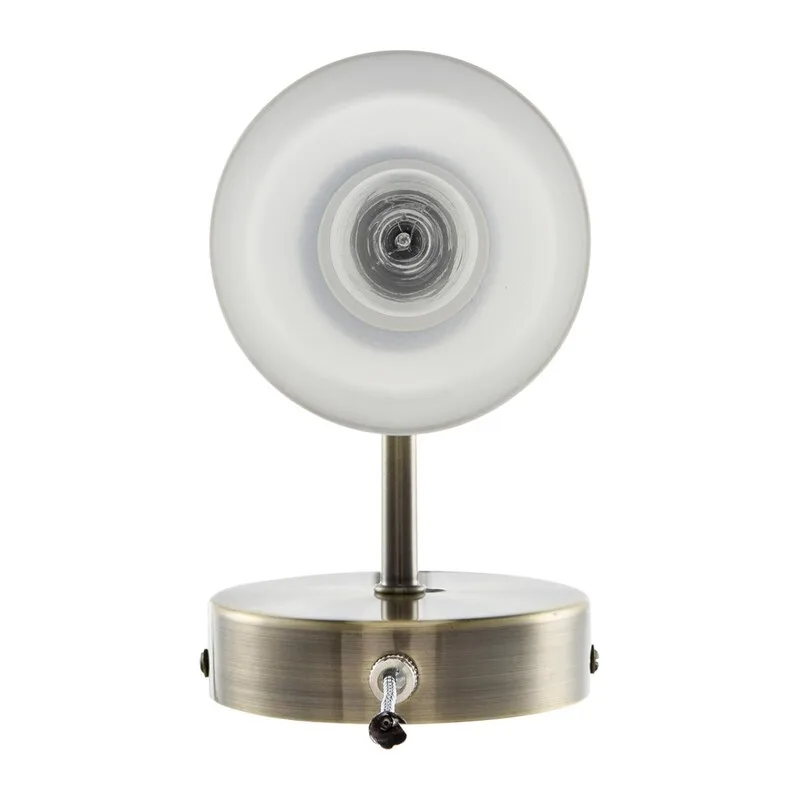 8100/1W COMFI LN26 106 бронза/белый металл/стекло Бра Е14 1*40W 220V MAVE 2