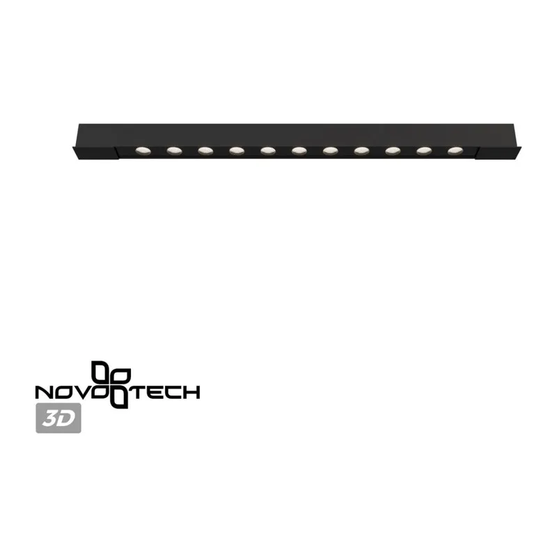 359433 SHINO NT24 162 черный Трековый светильник для низковольт. шинопровода арт. 135179-135180 IP20 LED 12W 48V 4000K 580Лм FLUM 6