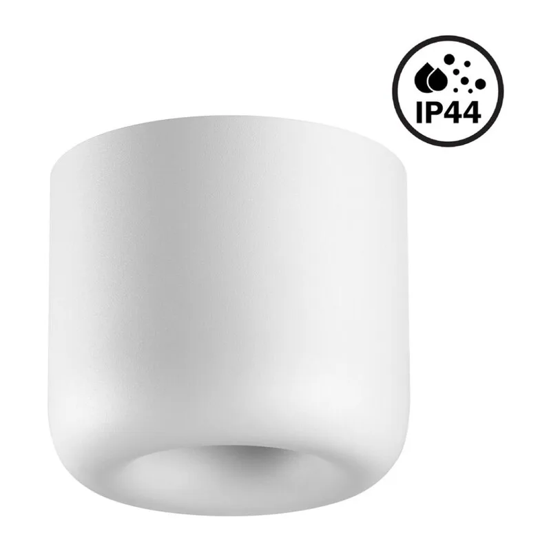 359439 OVER NT24 372 белый Светильник накладной влагозащищённый IP44 LED 10W 220-240V 3000K 650Лм LISSE
