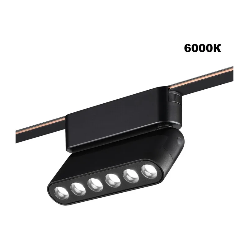 359464 SHINO NT24 116 черный Трековый смарт-светильник для низковольтного шинопровода с двумя режимами работы IP20 LED 6W 24V 3000-6000K EASY 2