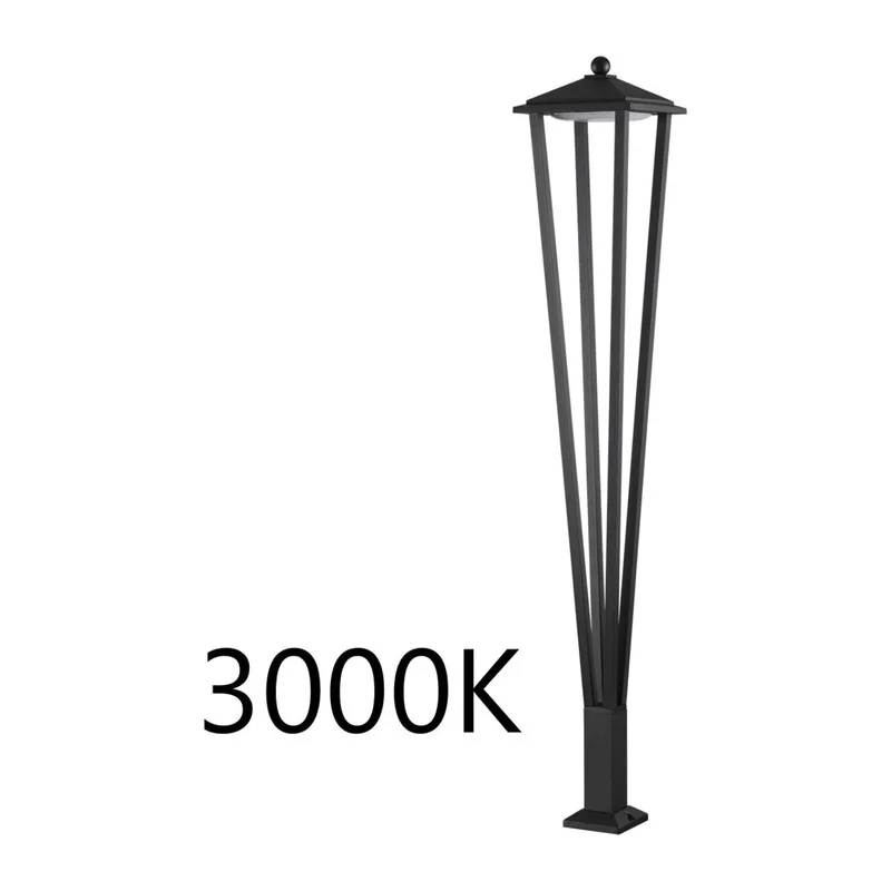 6655/12GA3 NATURE ODL25 673 черный/металл Уличный светильник IP65 LED 12W 3000K AC85-265V BEARITZ