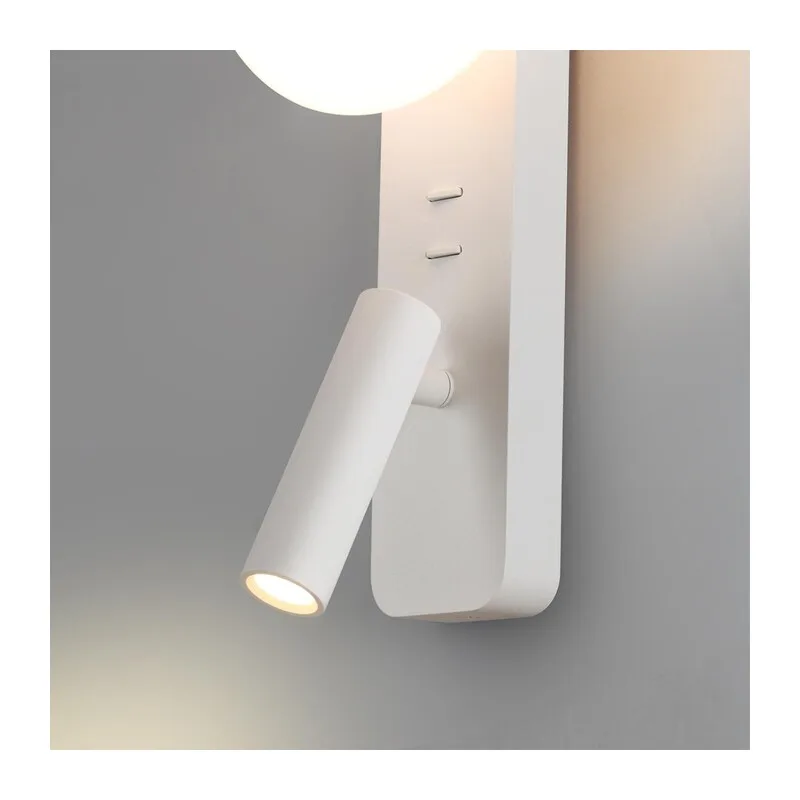 7049/5WL HIGHTECH ODL25 473 металл/акрил белый Настенный светильник IP20 LED 1*5W + 1*3W 2700K ALBERGO 3