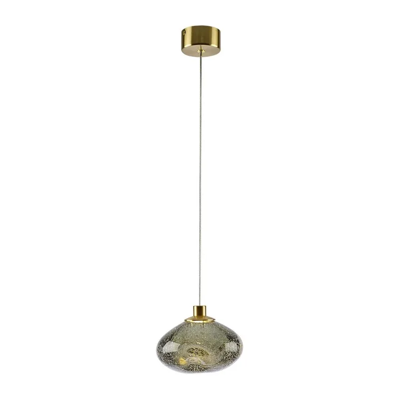 7045/4L L-VISION ODL25 249 Подвесной светильник зеленый/бронз/металл/стекло IP20 LED 4W 3000K 220V MELA