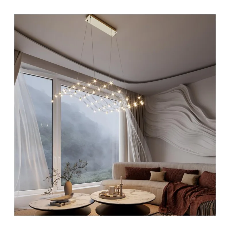 7058/45L HIGHTECH ODL25 289 Подвесной светильник нерж/сталь золото IP20 LED 3000K 220V WELKIN 4