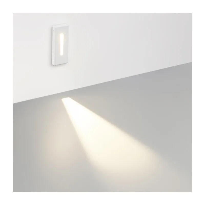 7082/3WL HIGHTECH ODL25 339 Подсветка лестницы прямоугольная металл/гипс IP20 LED 3W 3000K 220V GIPS 2