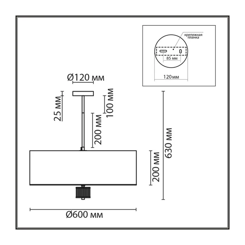 8109/7C MODERNI LN26 180 латунь титаниум/бежевый, металл/текстиль/стекло Люстра потолочная E14 7*40W 220V DAMONA 3