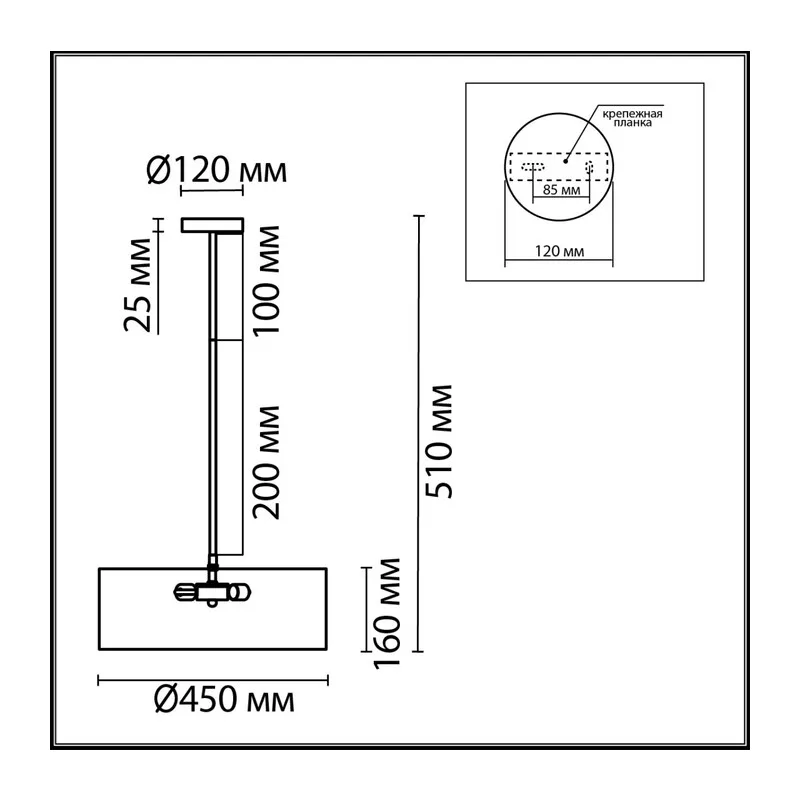 8111/5 MODERNI LN26 192  хром/серый, металл/текстиль Люстра подвесная E14 5*40W 220V ZIGRISA 5