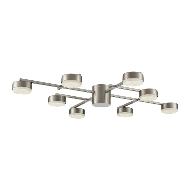8115/8C COMFI LN26 248 никель, металл Люстра потолочная LED GX53 8*7W 220V DABRA 4