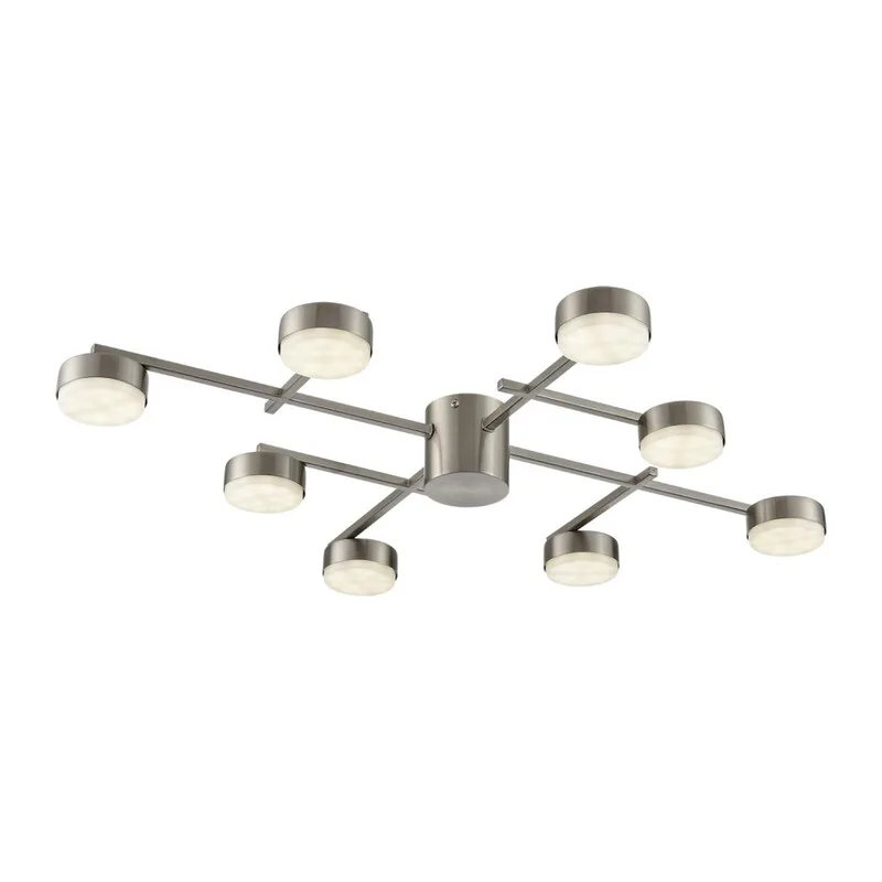 8115/8C COMFI LN26 248 никель, металл Люстра потолочная LED GX53 8*7W 220V DABRA 2