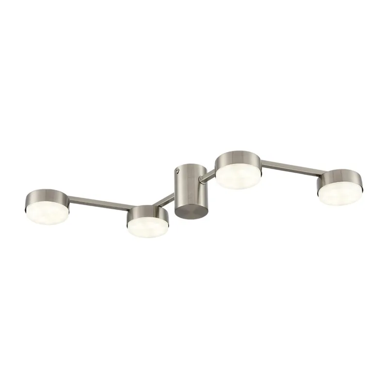 8116/4C COMFI LN26 250 никель, металл Люстра потолочная LED GX53 4*7W 220V SANATA 4