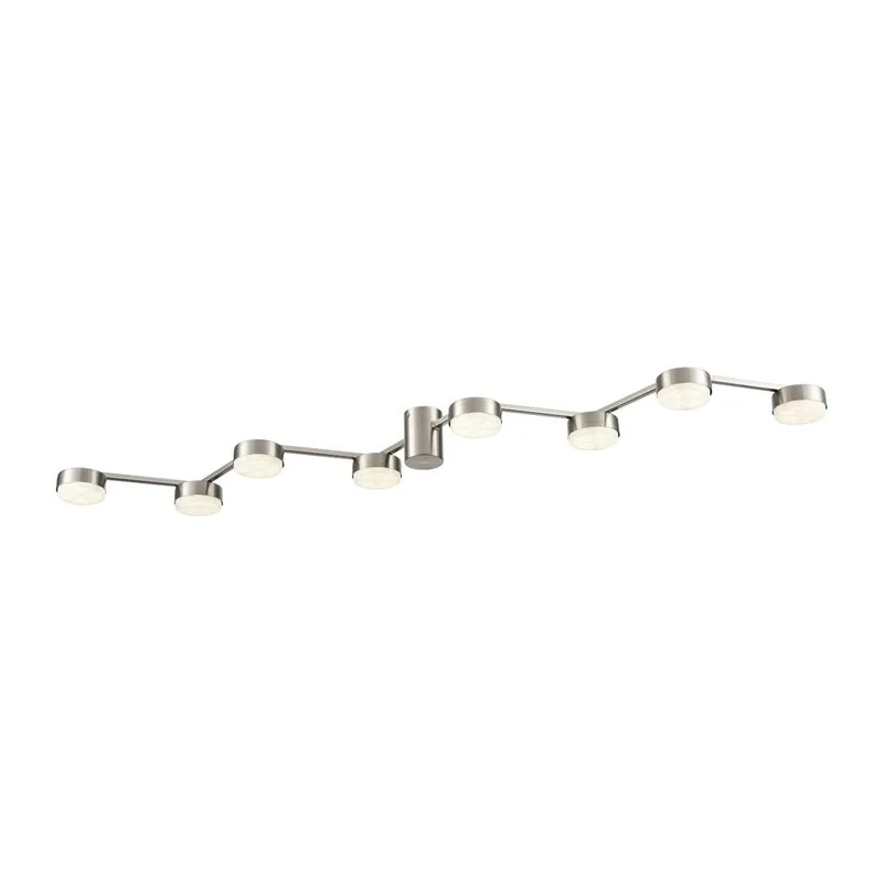 8116/8C COMFI LN26 250 никель, металл Люстра потолочная LED GX53 8*7W 220V SANATA 2