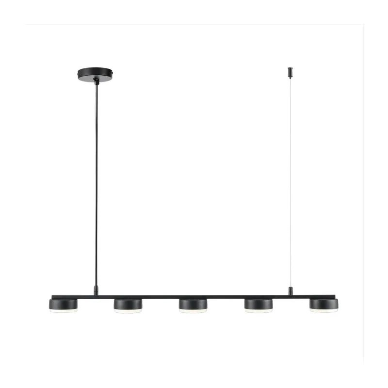 8117/5 COMFI LN26 236 черный, металл Подвесной светильник LED GX53 5*7W 220V TORINA 4