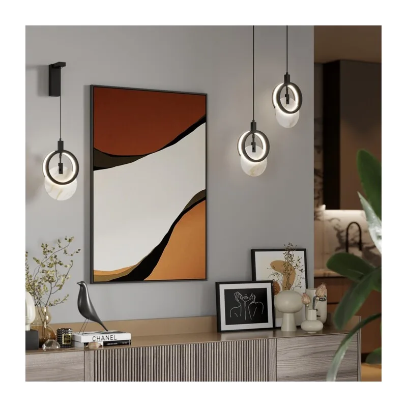 5422/17L HIGHTECH ODL_EX25 083 черный/металл/алебастр Подвес LED 17W 3000K 986Лм MERCURY 4