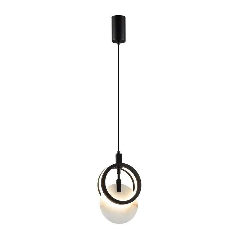 5422/17L HIGHTECH ODL_EX25 083 черный/металл/алебастр Подвес LED 17W 3000K 986Лм MERCURY 2